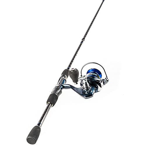 KINGS Travel Fishing Rod & Reel Combo 7'2” 4-Piece High-Performance with  Storage case