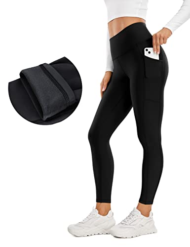 CRZ YOGA Women's Butterluxe Knee Length Capri Leggings 13 Inches - High  Waisted Workout Yoga Long Biker Shorts with Pockets