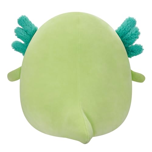 Squishmallows Original 16-Inch Mipsy Green Axolotl with Fuzzy White Belly -  Large Ultrasoft Official Jazwares Plush