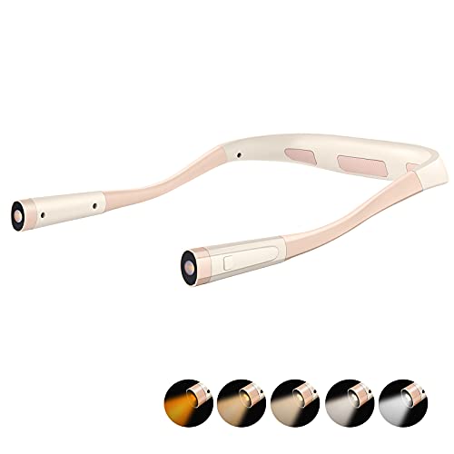 Cren Book Light for Reading in Bed, Neck Reading Light - 6 Innovative  Functions, 3 Color