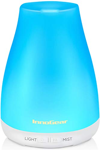 Diffusers for Essential Oils Large Room, 550ml Essential Oil Diffusers with  Remote Control, Ultrasonic Oil Diffuser with Timer, 7 Colors Light for