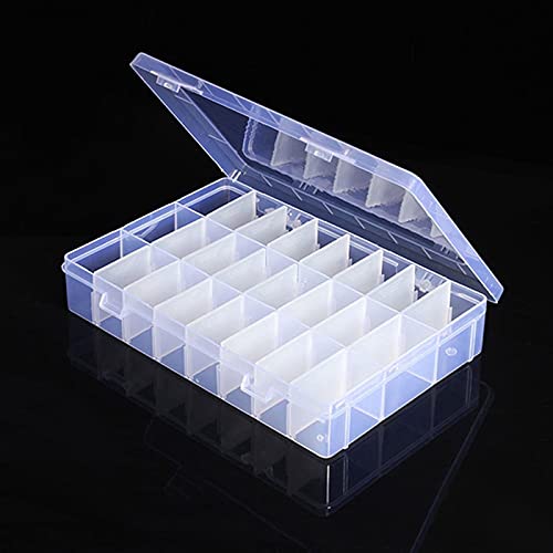 OriGlam Premium 20 Compartments Tackle Boxes, Tackle Utility Boxes, Plastic  Box Storage Organizer Box with Adjustable Dividers, Fishing Tackle Storage