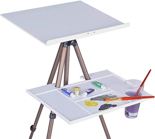 Meeden Plein Air Easel, French Easel, Outdoor Easel, Portable Tabletop For  Painting, Aluminum Travel Tripod With Nylon Carry Bag, Tripod Easel Stand  For Displaying