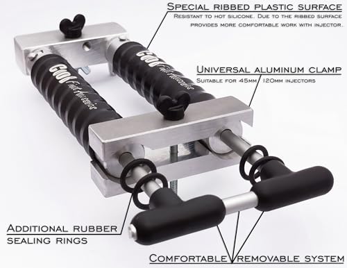 CooB Aluminium Dual Color Hand Kit Bait Mold Injector 2x1.5 oz