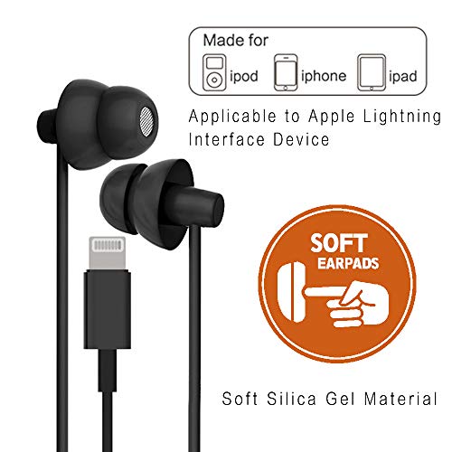 Lighting Headphones MAXROCK Sleep Earbuds with Lightning