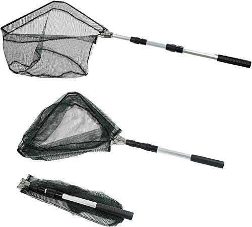 HEYOMART Fishing Landing Net with Telescopic Handle, Foldable