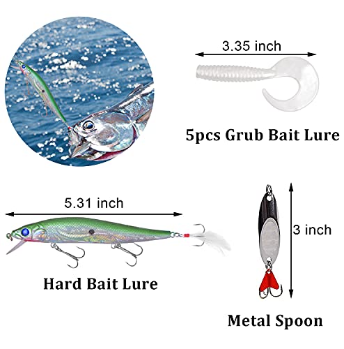 263pcs Fishing Accessories Kit Fishing Tackle Kit Swivels Hooks Split Shots  Fishing Gear for Saltwater and Freshwater