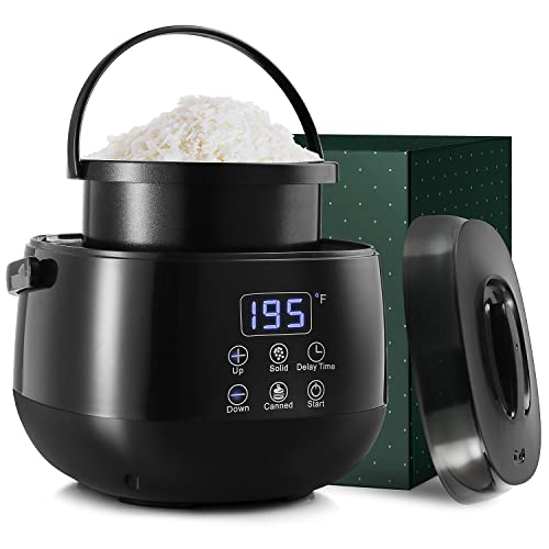 TCFUNDY Wax Melter for Candle Making, 8 Qts Electric Wax Melting Pot with  Pour Spout and Temperature Controller, Digital Temperature Display, Fast