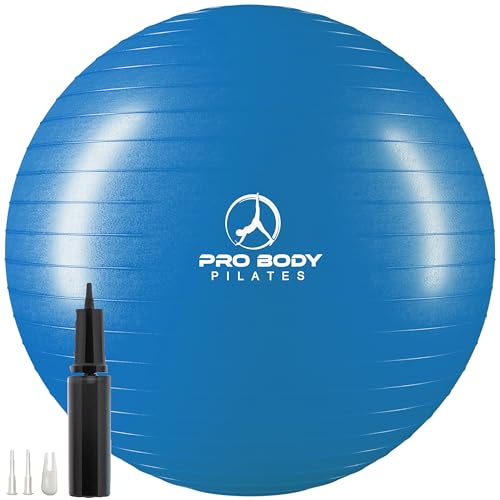  ProBody Pilates Ball Small Exercise Ball, 9 Inch Bender Ball,  Mini Soft Yoga Ball, Workout Ball for Stability, Barre, Ab, Core, Physio  and Physical Therapy Ball at Home Gym & Office (