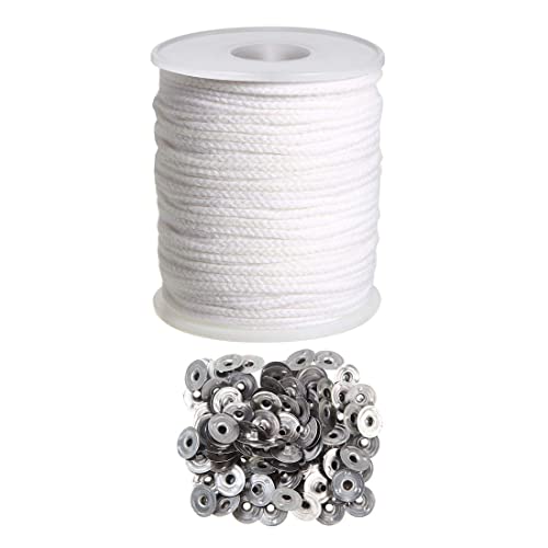 PXBBZDQ 10 Long Candle Wick 100 Piece Pre-Waxed Candle Wicks for Candle  Making,Thick Lx Wicks