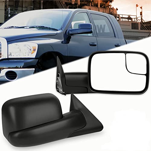 ITOPUP Towing Mirrors Fit for 1994-2001 for Dodge for Ram 1500