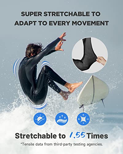  Divmystery Wetsuit Women (15 Sizes) - Super Stretchy - 3/2mm  Full Body Wet Suit for Women, Wetsuit for Surfing Diving Snorkeling  Kayaking Paddleboarding Water Sports in Cold Water : Sports & Outdoors