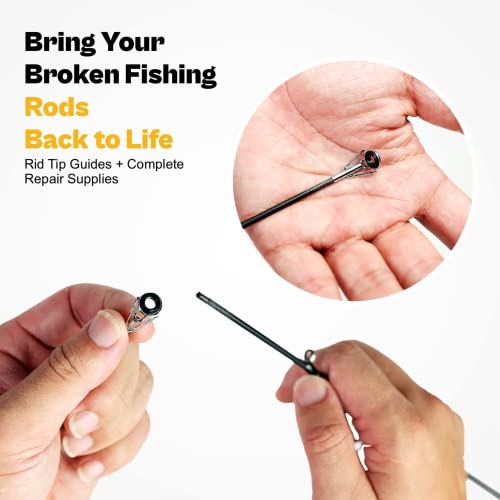  OJY&DOIIIY Fishing Rod Repair Kit, Rod Building Kit