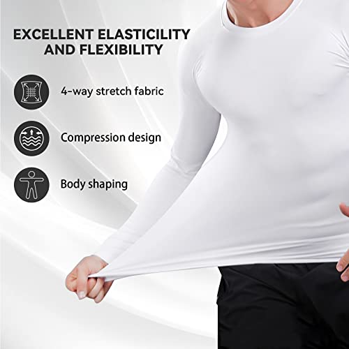 KAMINAM Men's 3 Pack Workout Shirts Quick Dry Short Sleeve Athletic Sports  T-Shirts for Workout,Running,Training : : Clothing, Shoes 