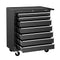 Giantz 7 Drawers Large Tool Chest Trolley, Lockable Toolbox Tools Storage Box Cabinet Cart Garage Ute Organiser Boxes, Heavy Duty with Brake Sturdy Construction Black