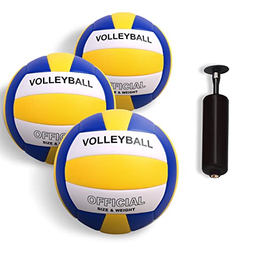 RUN2PEAK Soft Touch Volleyball Ball Gifts for Teen Girls Kids Youth Team  Beginners Durable Volleyballs for Outdoor Indoor Beach Pool Water Play