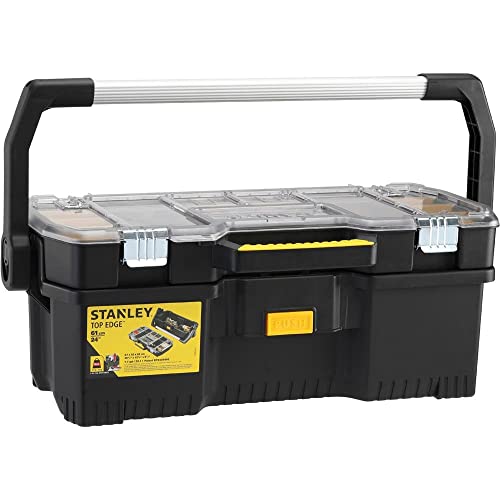 Stanley FatMax Tstak Combination Toolbox - 21.5 L Includes Box with 2  Drawers and Metal Clips - Pack of 1 - FMST1-71981