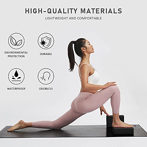 Yoga Blocks,Yoga Set,Yoga Accessories,Yoga Blocks 2 Pack with Strap,1 Mini  Yoga Ball,3 Resistance Loop Bands,1 Resistance Band,1 Door Anchor,1 Jump  Rope,Gym Bag & Manual for Yoga,Pilates,Stretching, Sports Equipment, Other  Sports Equipment and