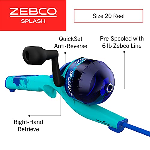 Zebco Slingshot Spinning Reel and Fishing Rod Combo, 6-Foot 2