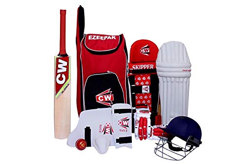 CW Bullet Right Hand Cricket Complete Set Cricket Kit Pack Best Sports Original All Gears Cricket Bundle with Accessories Full Size Youth Unisex
