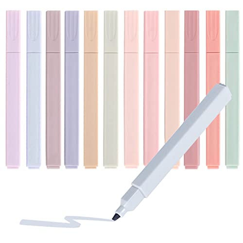 colpart Highlighters Pastel Pens Aesthetic Highlighters Cute Highlighter 12  Colors Bible Pens No Bleed With Soft Tip Aesthetic Pens Markers Kawaii