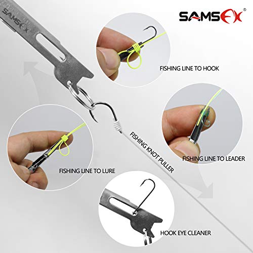SAMSFX Fly Fishing Angler Accessories Tie Fast Nail Knot Tying Tool and  Loop Tyer Kit