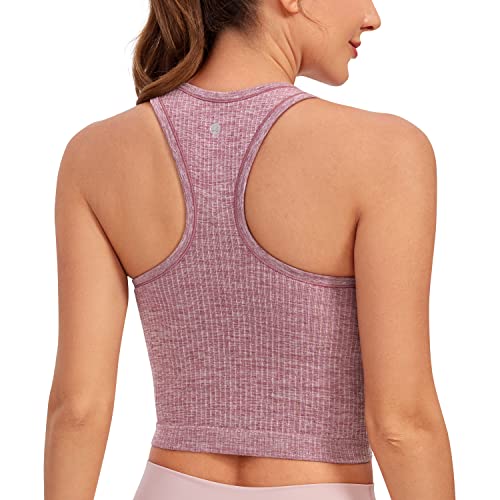 CRZ YOGA Pima Cotton Cropped Tank Tops for Women Workout Crop Tops High  Neck Sleeveless Athletic Gym Shirts Black XX-Small : : Clothing,  Shoes & Accessories