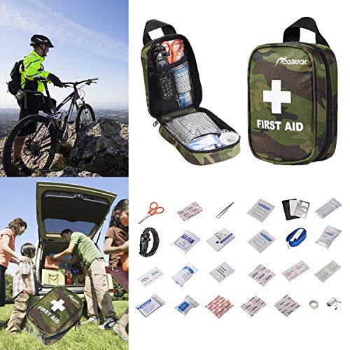 Roobuck First Aid Kit for Hiking, Backpacking, Camping, Travel, Car