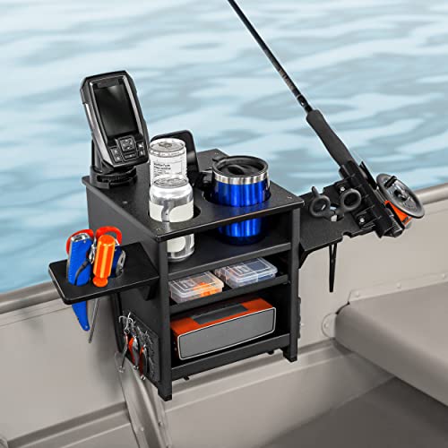 Boating, Fishing Accessory, Rod and Gear Holder for Jon Boats