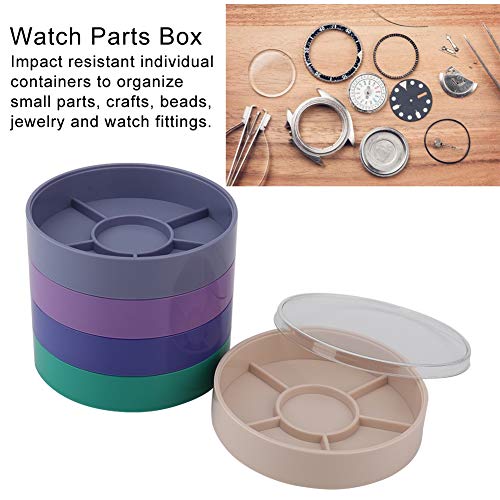 Jadpes Watch Parts Storage Box,5 Layer Watch Repair Tool/Watch