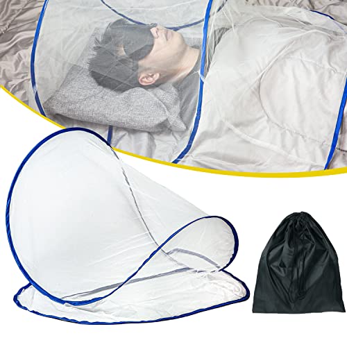 Ultralight Portable Pop-Up Mosquito Net Tent, Head Mini Folding