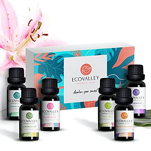 Essential Oil Set - Essential Oils - Pure Essential Oils - Perfect for  Diffuser, Aromatherapy, Massage, Skin, Hair Care & Fragrance, Soap, Candle  Bath