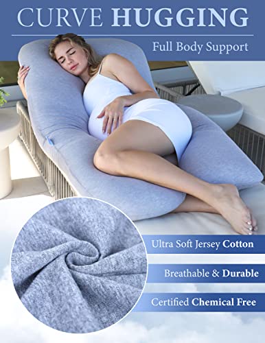  Oternal Pregnancy Pillow For Pregnant Women, Soft Pregnancy  Body Pillow,Support For Back, Hips, Legs, Maternity Pillow