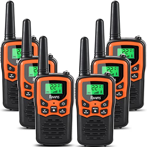 ANSIOVON Walkie Talkies for Adults, Long Range Handheld Walky Talky(4 Pack)