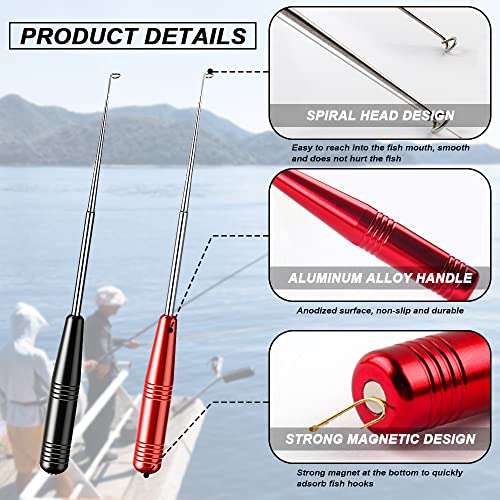 2pcs New Fishing Hook Quick Removal Device,Fish Hook Remover Tool Kit  Security Extractor Fish Hook Disconnect Device Fishing Accessory, Portable  Fishing Hooks Extractor for Fishing 