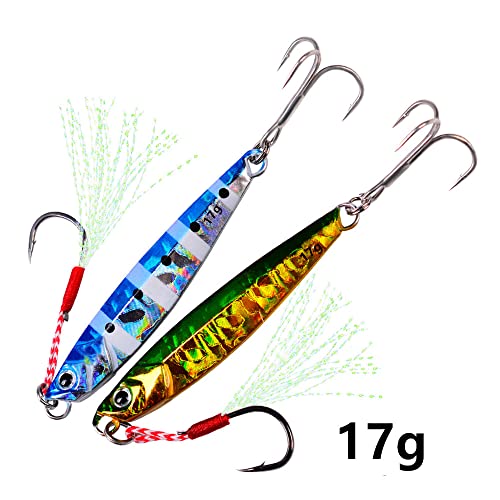 Fishing Spoon Lure Set Metal Baits for Trout, Char and Perch