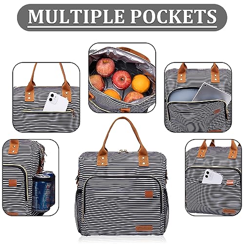 Large Portable Cooler Lunch Box for Office Work School Picnic