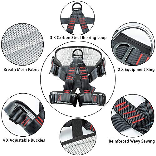 Sushiyi Climbing Harness Thickness 300 KG, Safe seat Belts