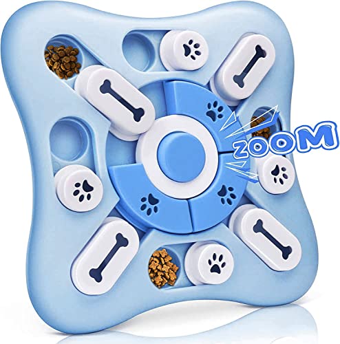 Dog Puzzle Toys, Squeaky Treat Dispensing Dog Enrichment Toys for IQ  Training and Brain Stimulation, Interactive Mentally Stimulating Toys as  Gifts for Puppies, Cats, Small, Medium, Large Dogs 