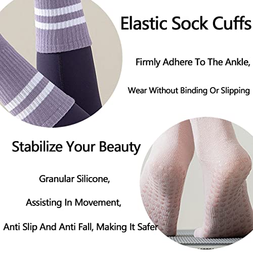  Ozaiic Yoga Socks for Women with Grips, Non-Slip Five
