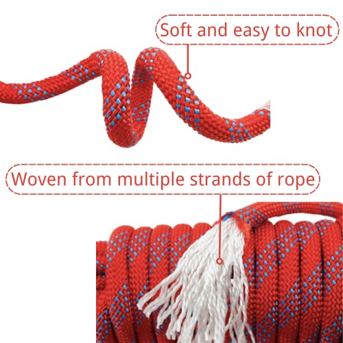 11mm Static Rope Camping Rock Climbing Rope 26KN High Strength Safety Rope  for Working at Height Climbing Equipment