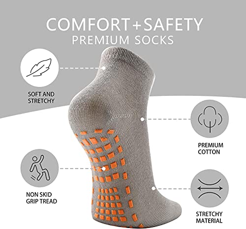 6 Pairs Yoga Socks for Women Non-slip Barre Socks with Straps Ballet Dance  Socks for Yoga Pilates Ballet Barre Dance, 6 Colors 
