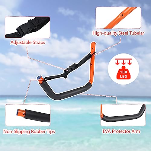 2pcs Indoor Kayak Storage Hooks Canoe Storage Rack Boat Paddleboard Bracket