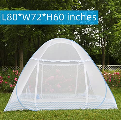 Ultralight Portable Pop-Up Mosquito Net Tent, Head Mini Folding