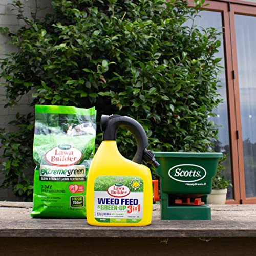 Scotts Lawn Builder - Weed, Feed and Green Up Liquid Lawn Fertiliser 2L - Rapid Greening - Suitable for All Lawns Including Buffalo