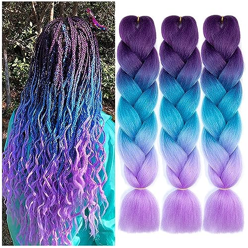 Braid Hair Extensions, 4 PCS Baby Braids Front Side Bang Curtain Bang Clip  in Hair Extensions Long Braided Hair Piece Natural Soft Synthetic Hair for