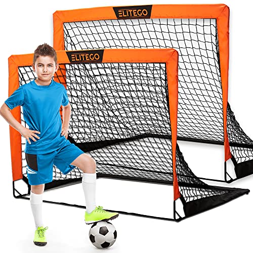 EliteGo Portable Soccer Goal, Pop Up Soccer Goal Net for Backyard