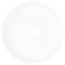 vidaXL White Ceramic Basin - Glazed Above Counter Design - Round 40x15 cm - Stylish and Easy to Clean - Drain Hole Diameter 4.5 cm