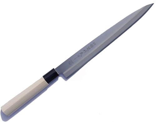 JapanBargain 1560, Extra Long Sushi Sashimi Knife Japaneses High Carbon Stainless Steel Sushi Chef Yanagiba Knife, Made in Japan, 11.75 inch Long