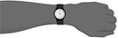 Casio Unisex Classic Analogue Watch, White Dial, Black Band